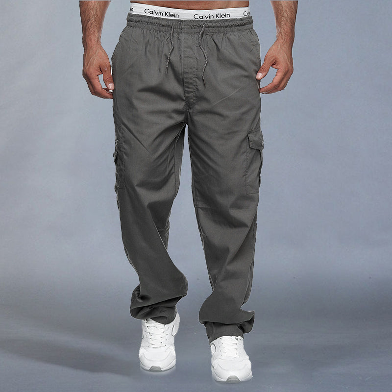 Men's Casual Loose Pants With Multiple Pockets