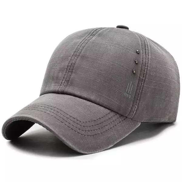 New Simple Men's Washed Baseball Cap Outdoor Leisure Middle-aged Cap Sports Riding Sunshade Sun Hat