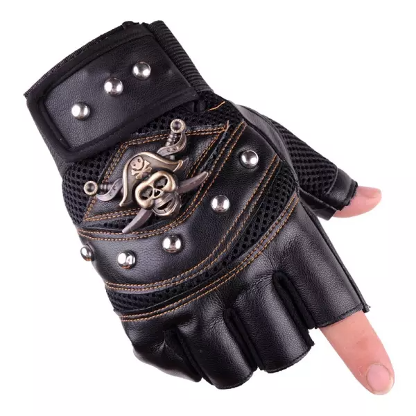 Outdoor sports breathable half-finger gloves