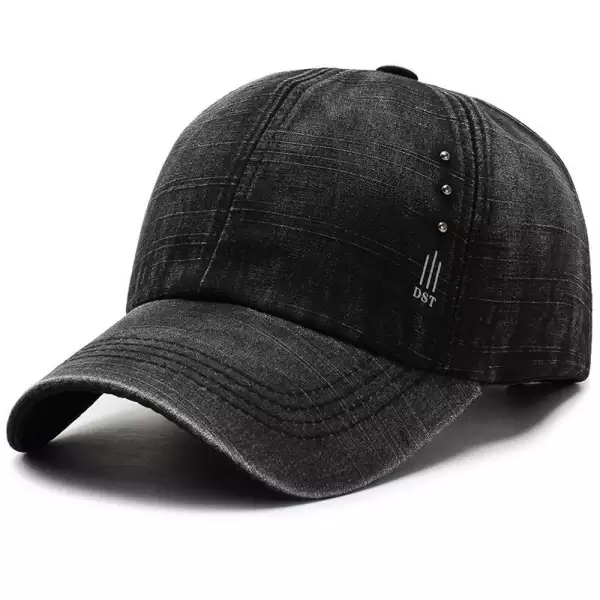 New Simple Men's Washed Baseball Cap Outdoor Leisure Middle-aged Cap Sports Riding Sunshade Sun Hat