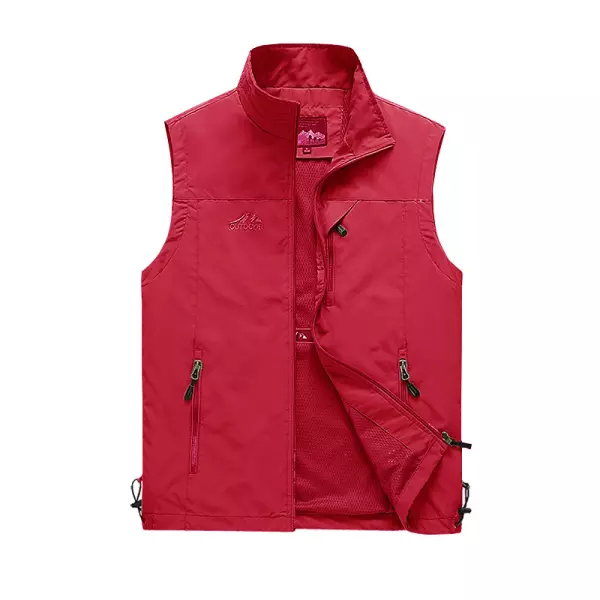 Men's Side Pocket Breathable Functional Outdoor Sports Leisure Vest
